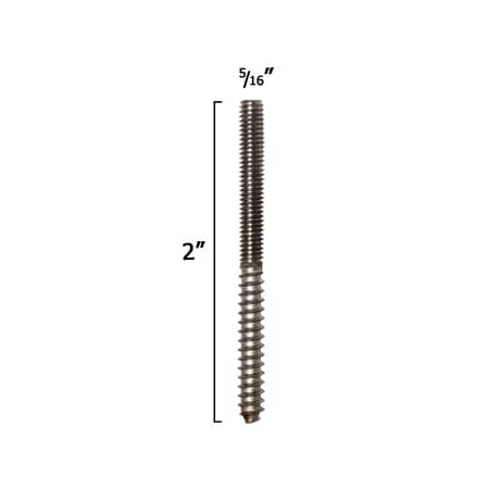 Osborne Wood Products 2 x 5/16 2" Hanger Bolt in Hardware 925HW